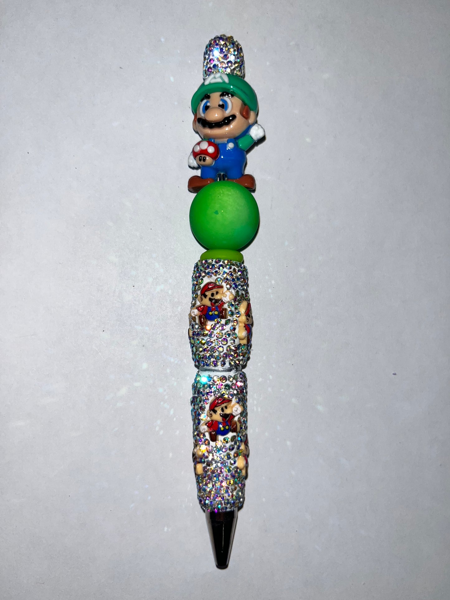 Luigi Rhinestone Pen