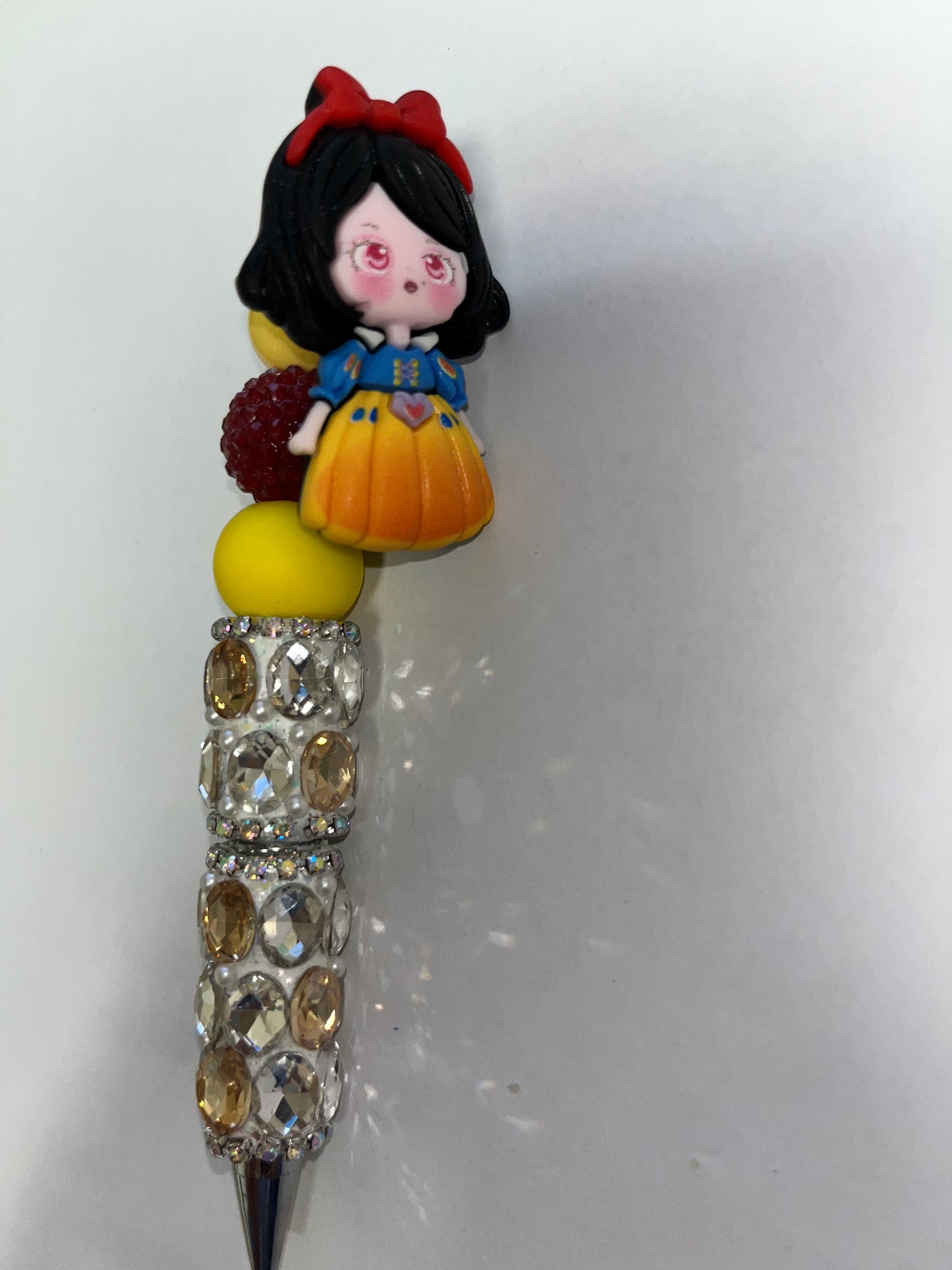 Snow White Spinner Rhinestone Pen