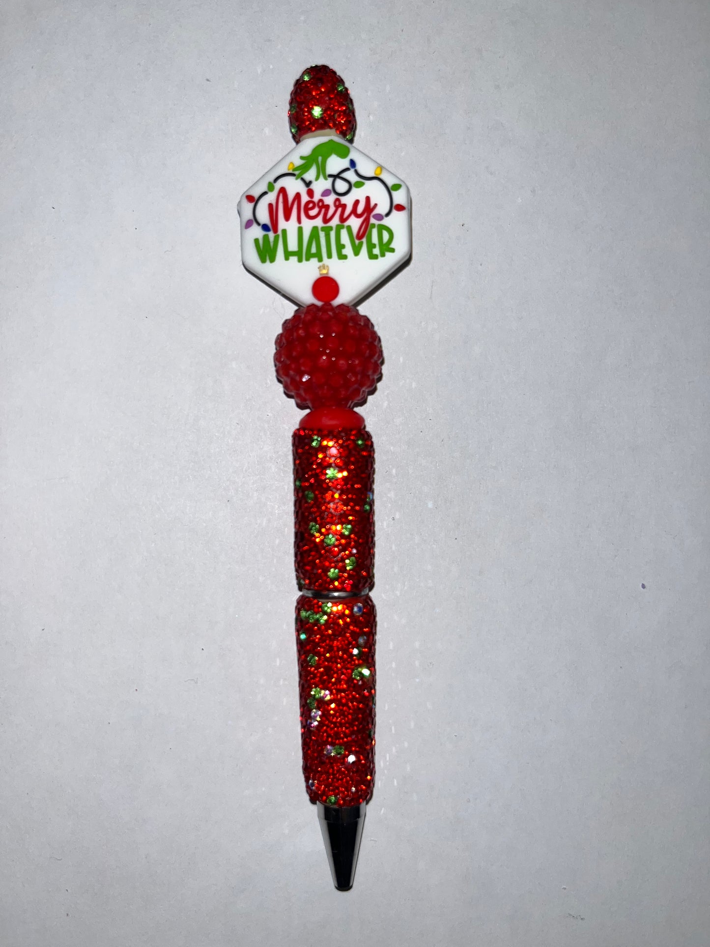 Merry Whatever Rhinestone Pen