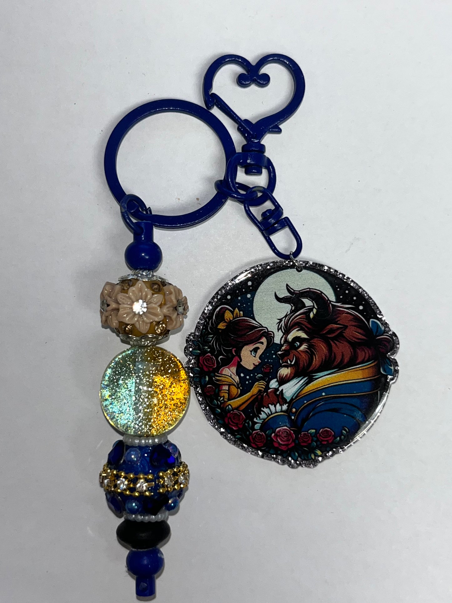 Beauty and the Beast Keychain