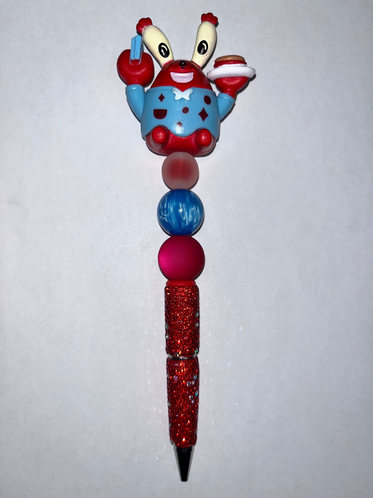 Mr Krabs Rhinestone Pen