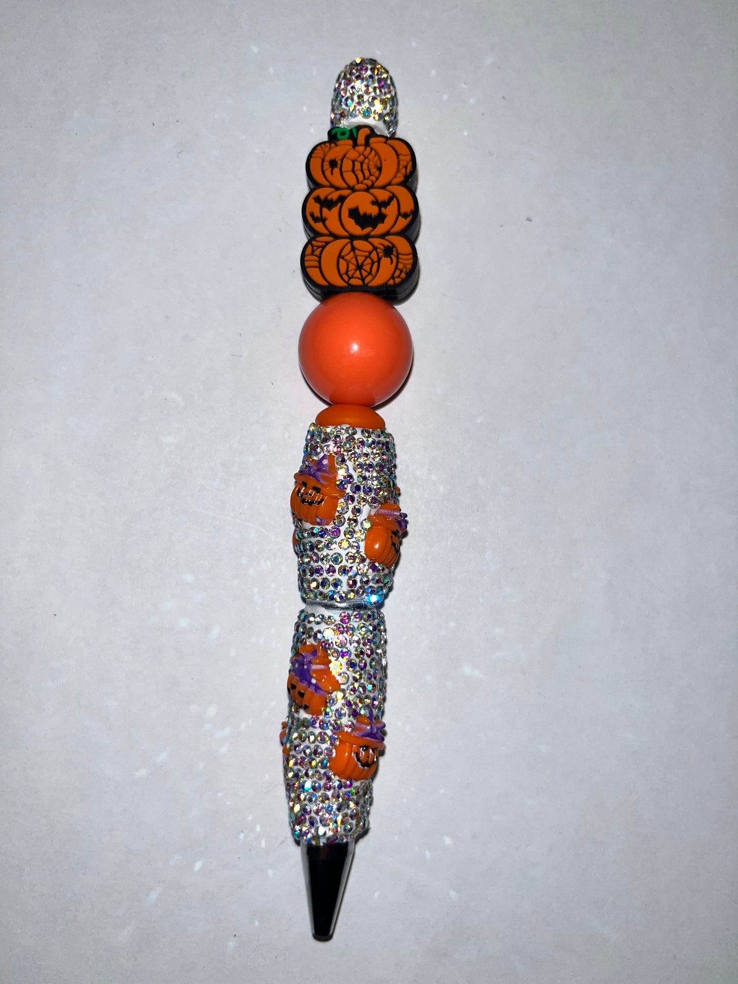 Pumpkin Rhinestone Pen