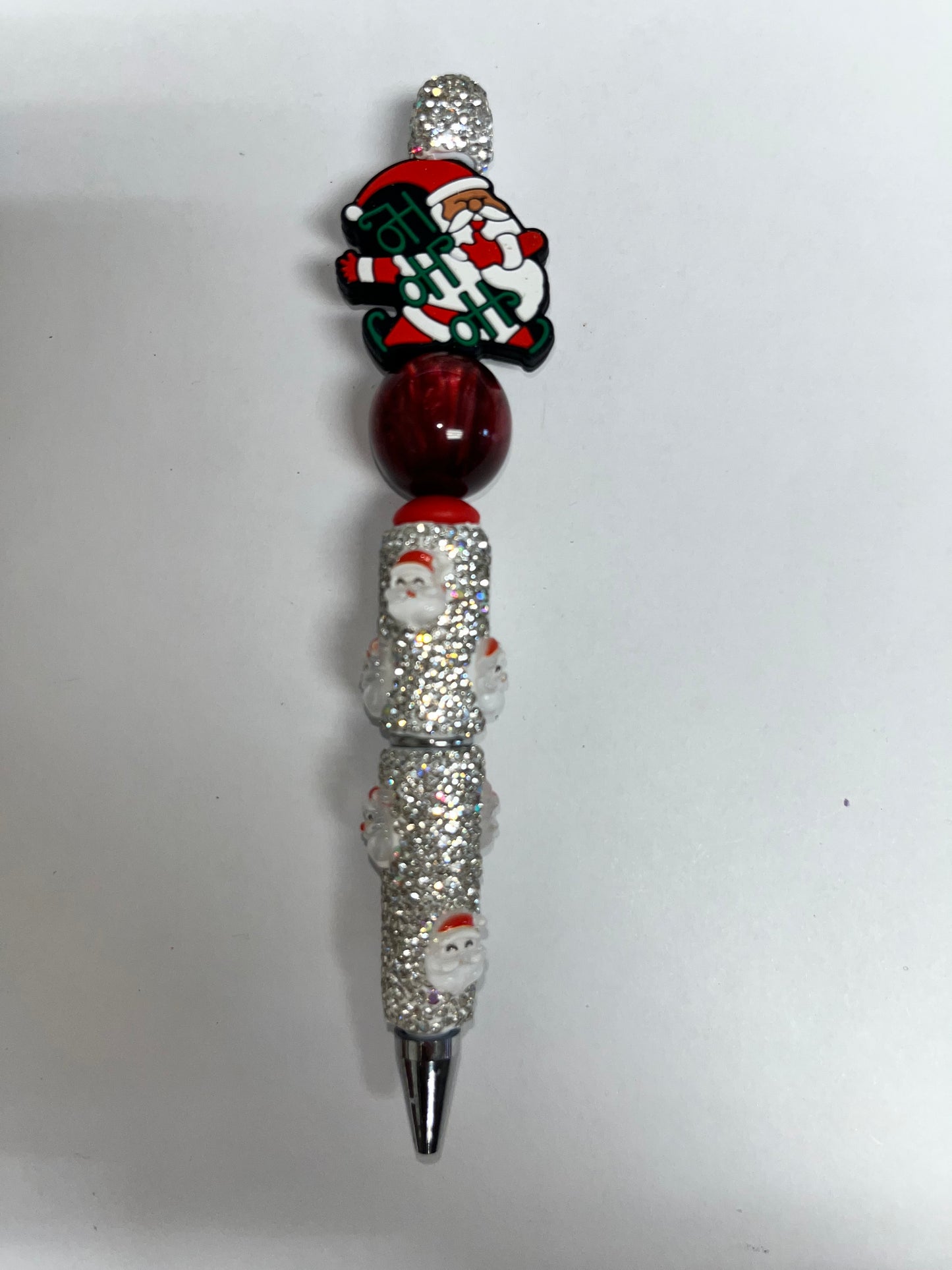 Santa Rhinestone Pen