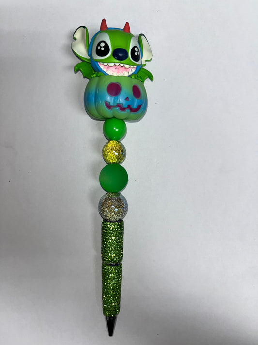 Stitch Devil Rhinestone Pen