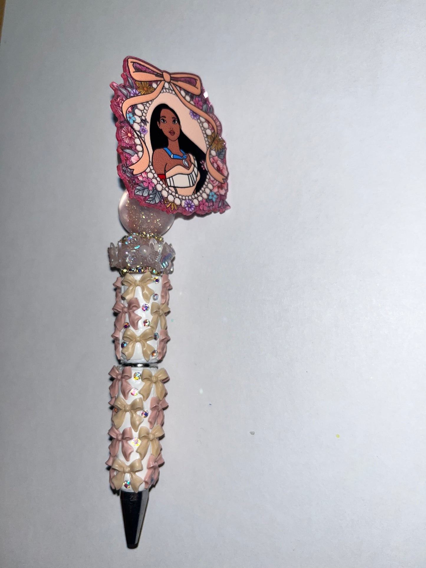 Pocahontas Spinner Rhinestone Pen