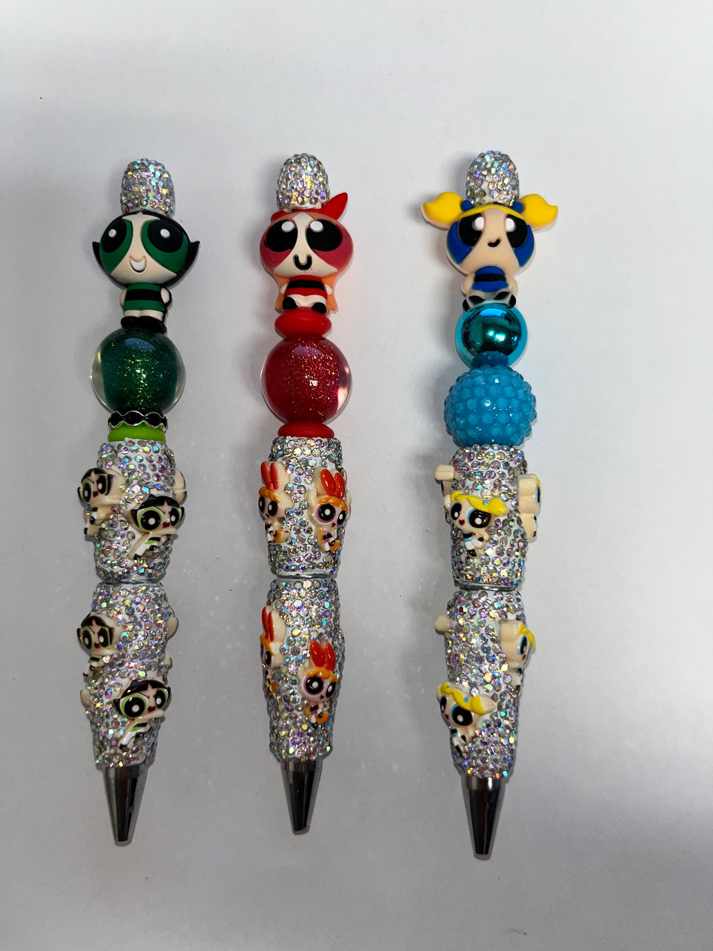 Power Puff Girls Bundle Rhinestone Pens