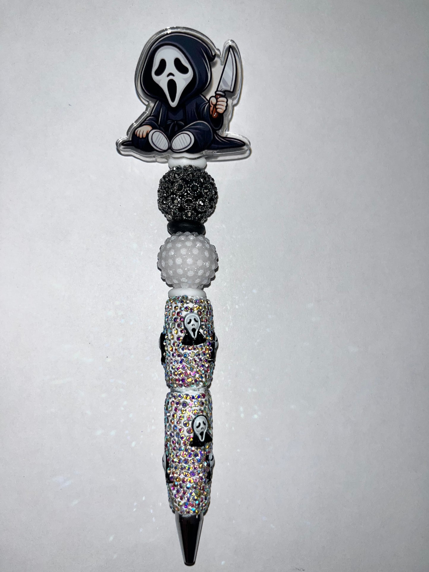 Scream Acrylic Rhinestone Pen