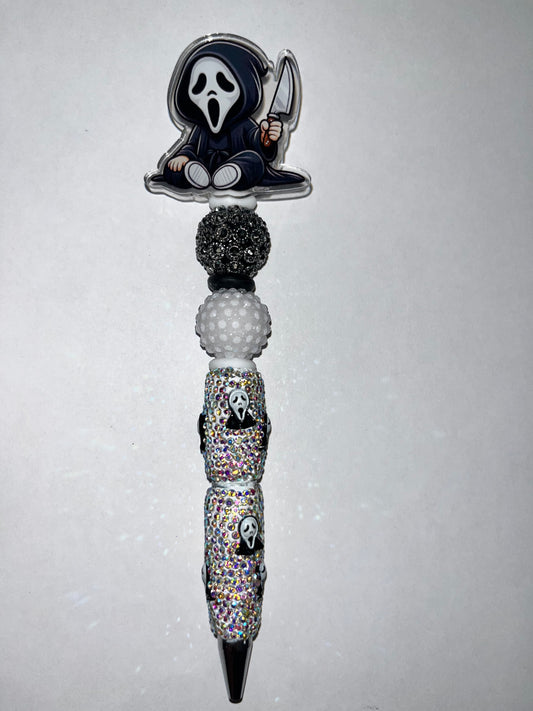Scream Acrylic Rhinestone Pen