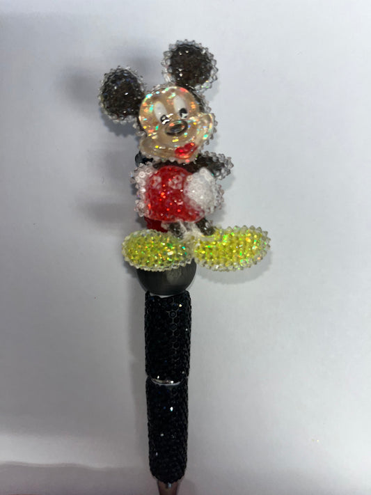 Mickey Rhinestone Spinner Pen