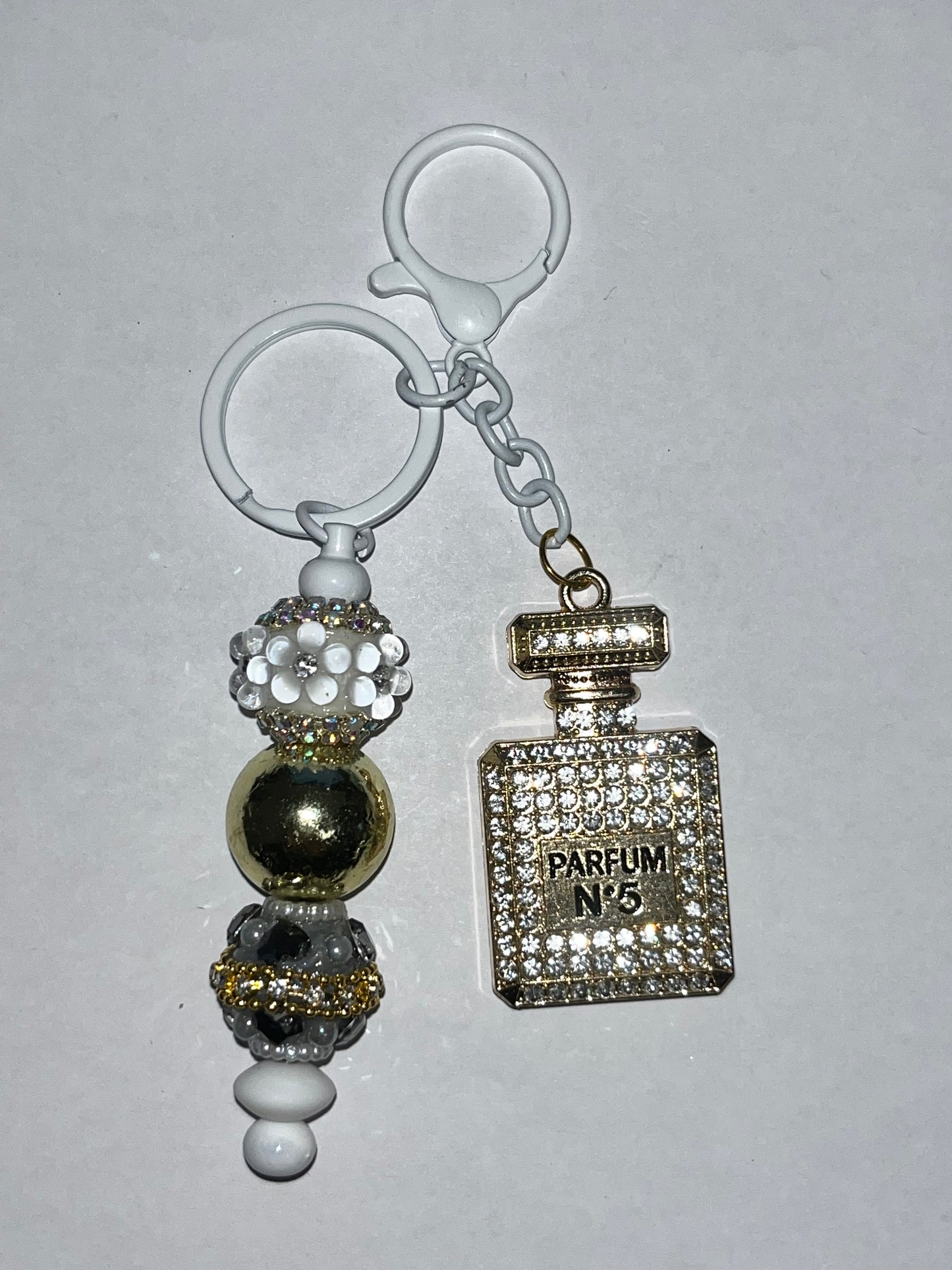 White Keychain