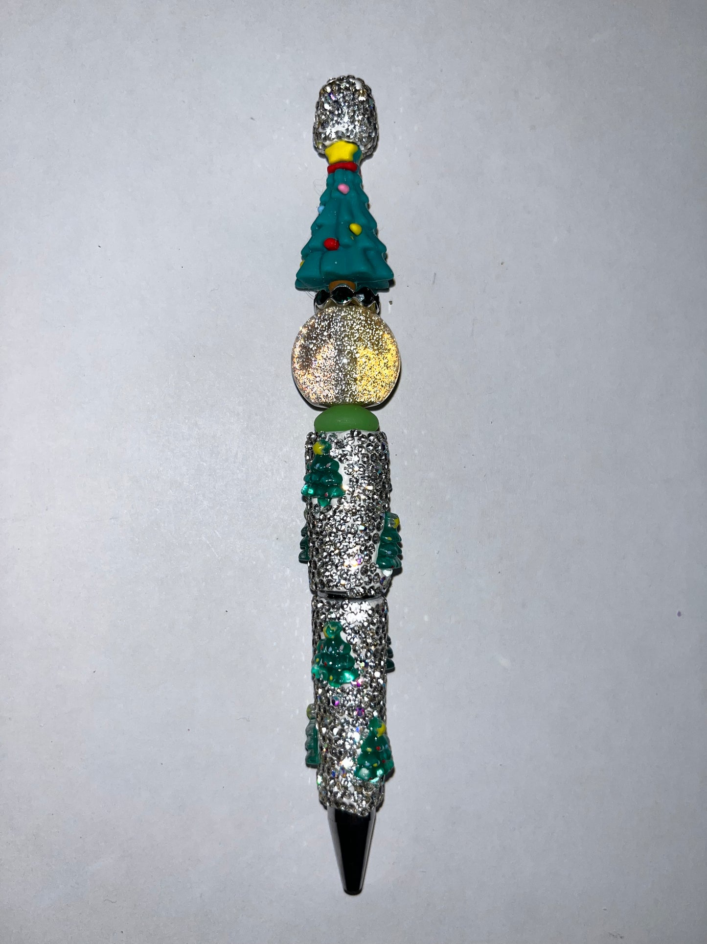 Christmas Tree Rhinestone Pen