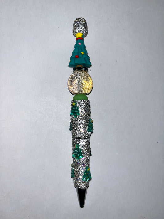 Christmas Tree Rhinestone Pen