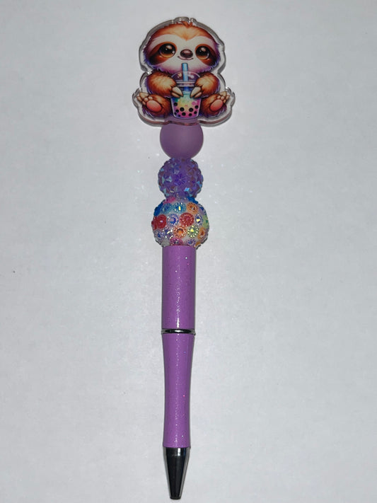 Sloth Purple Pen