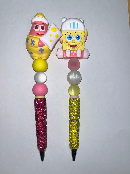 Patrick & SpongeBob Rhinestone Pen Bundle