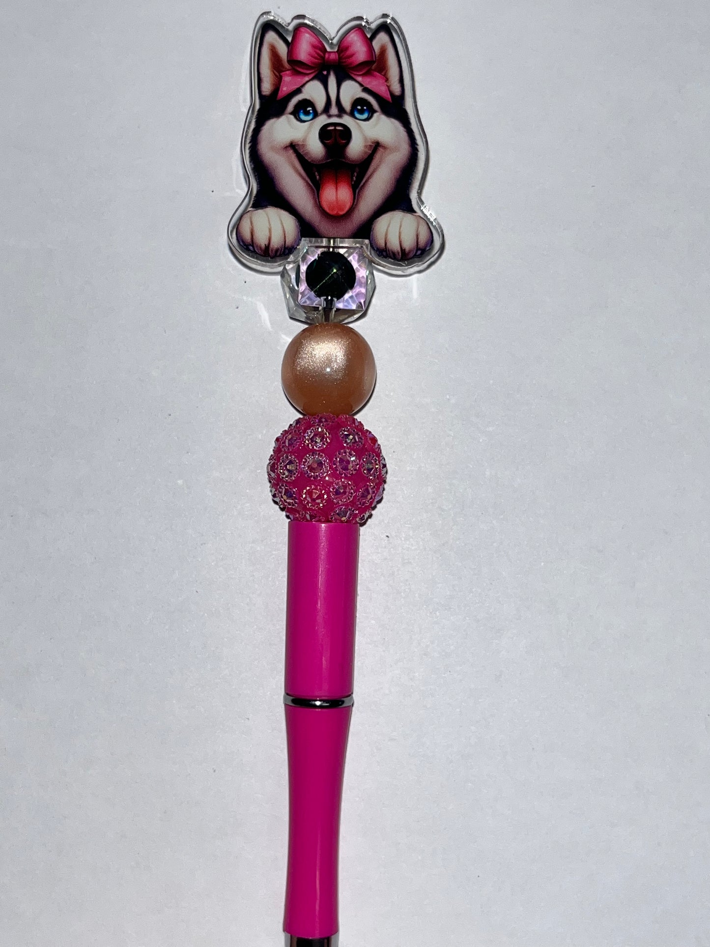 Dog Hot Pink Pen