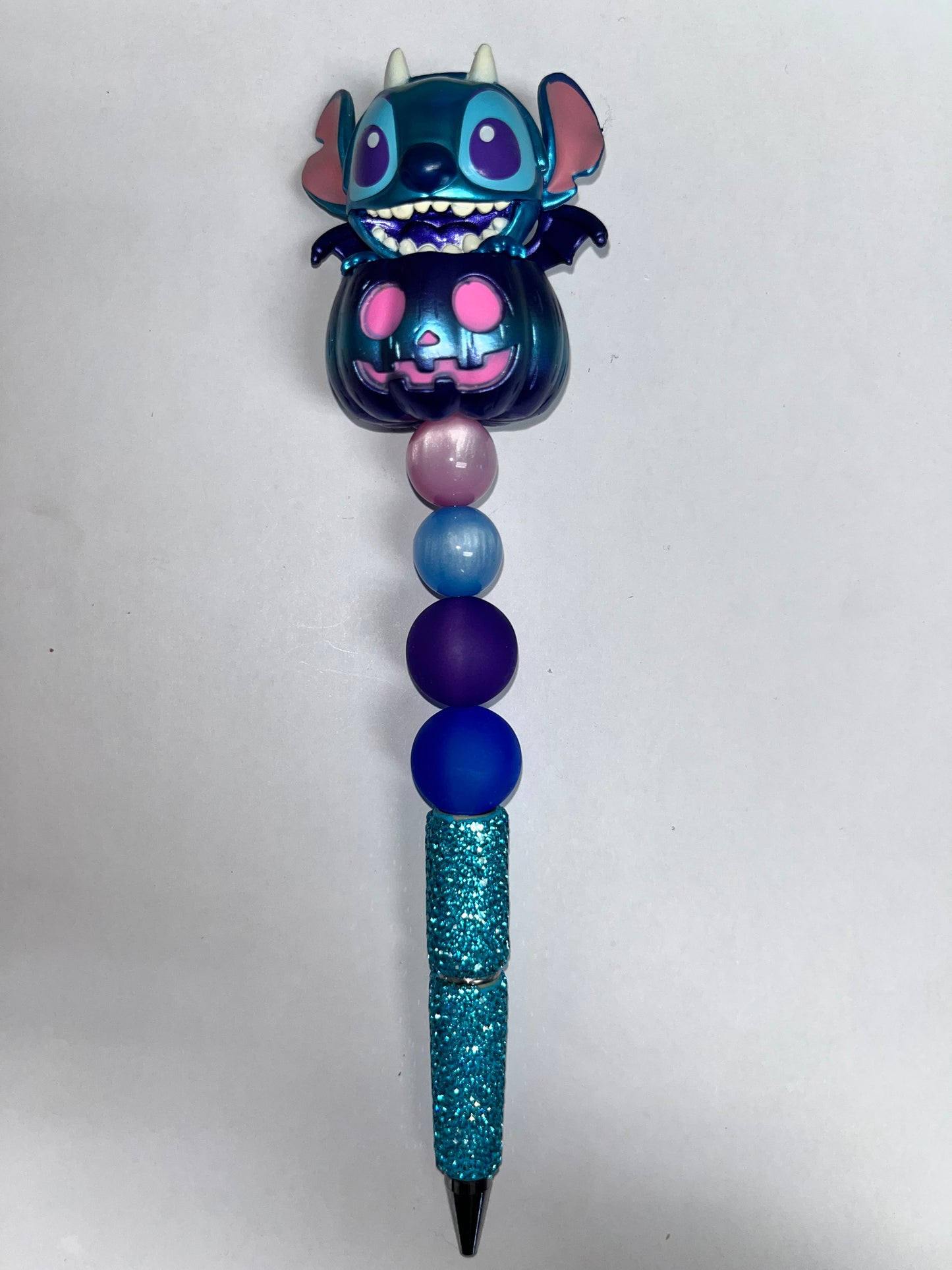 Bat Stitch Rhinestone Pen