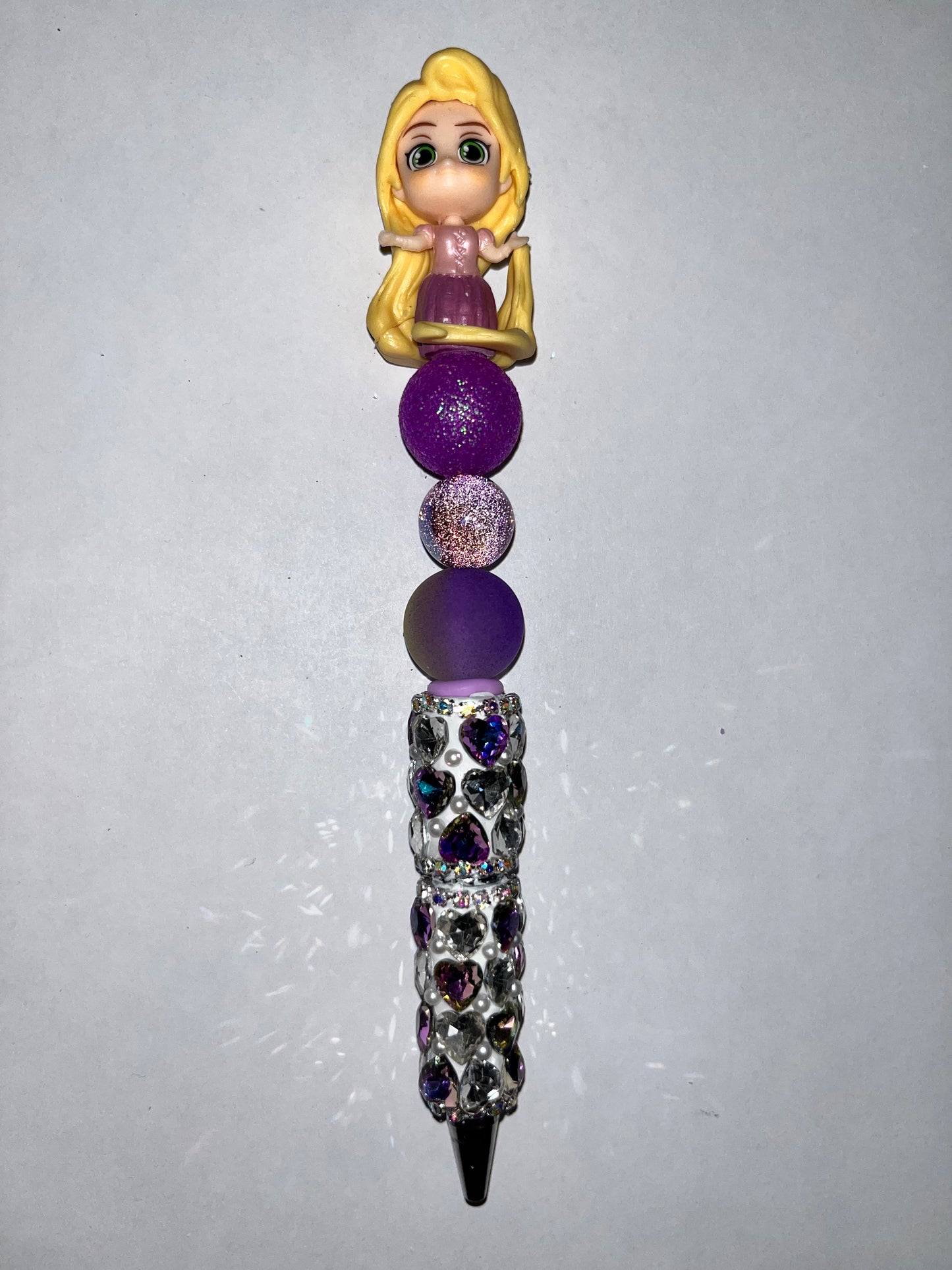 Rapunzel Heart Rhinestone Pen