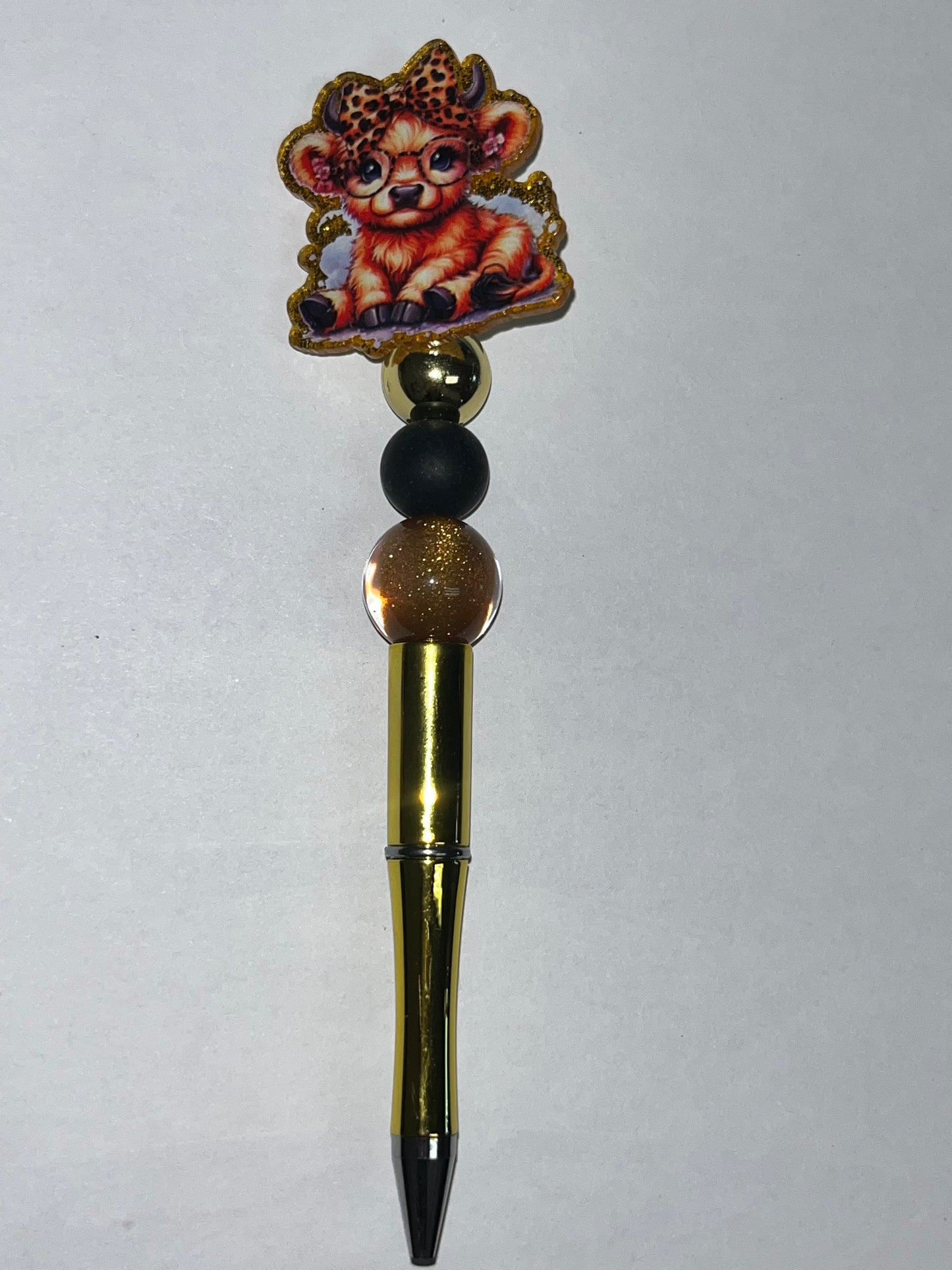 Baby Cow Gold Pen