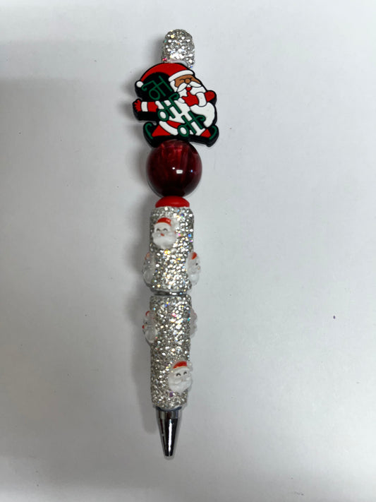 Santa Rhinestone Pen