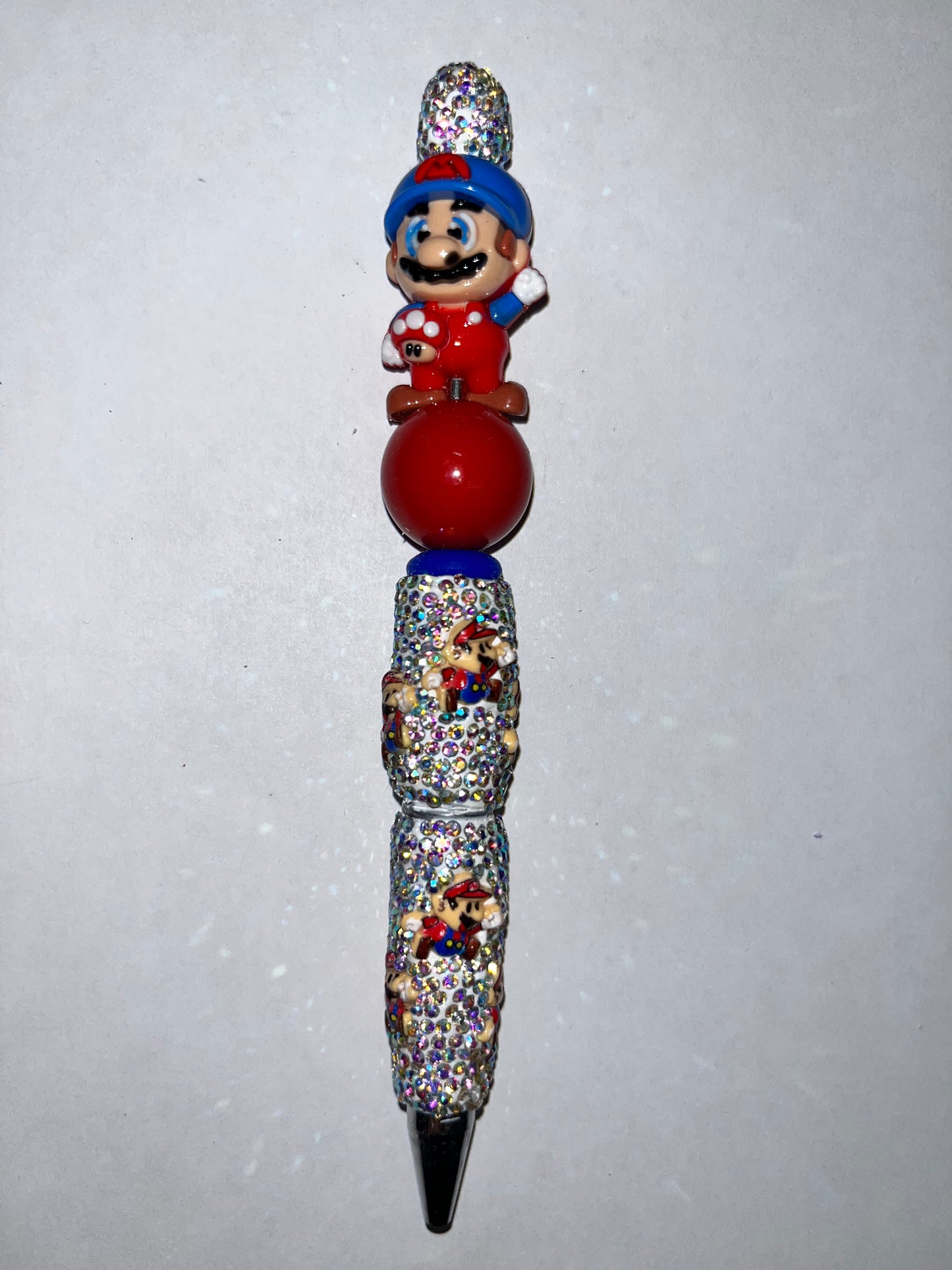 Mario Rhinestone Pen