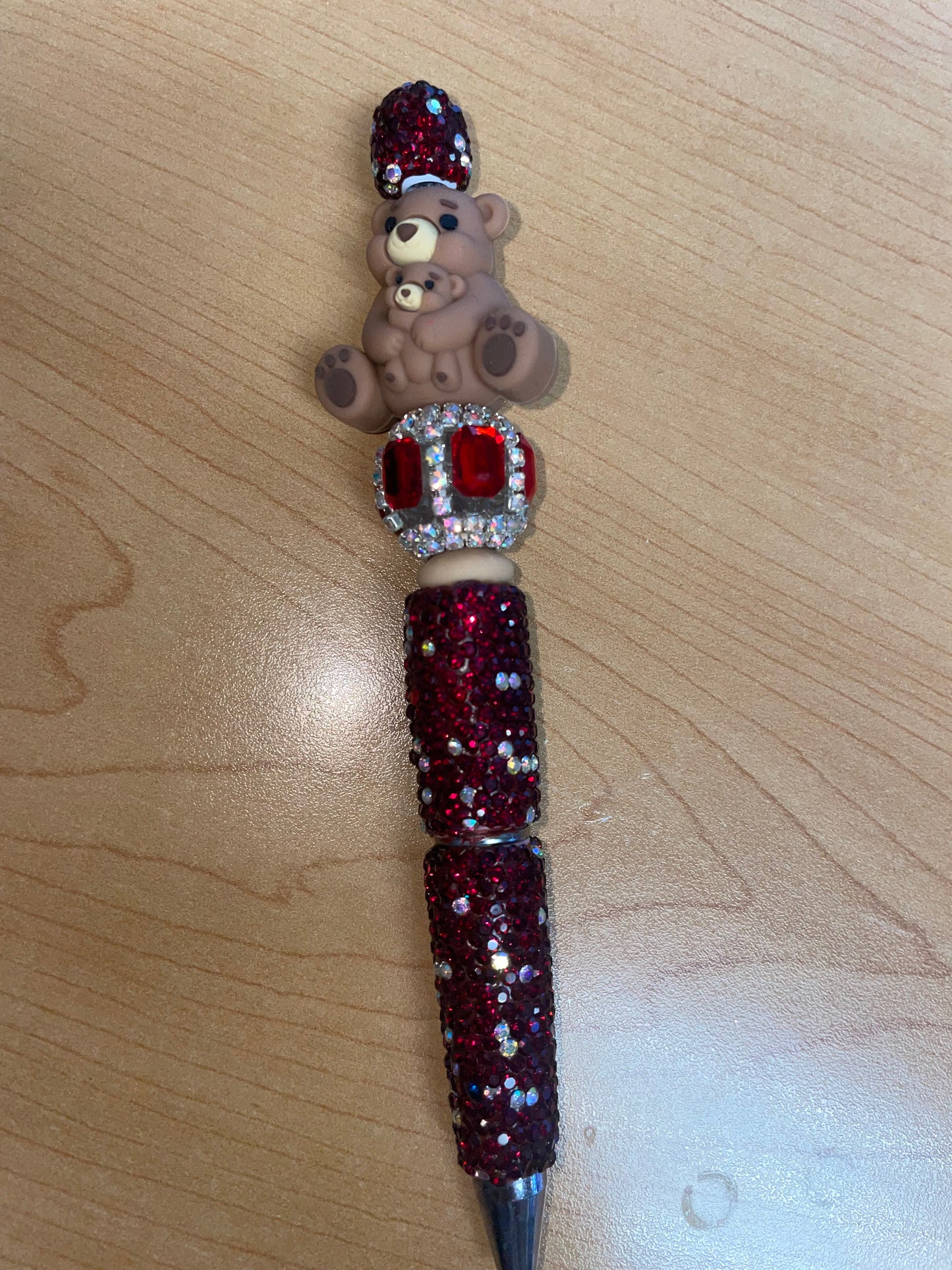 Mama baby bear Rhinestone Pen