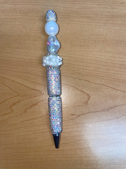 Pearl Rhinestone Pen
